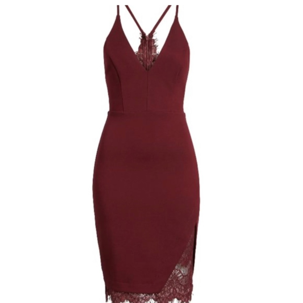 ASTR bodycon lace‎ dress